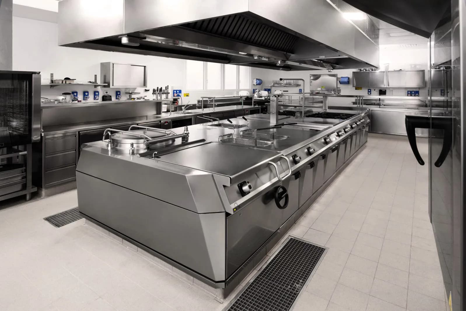 Fully installed industrial kitchen